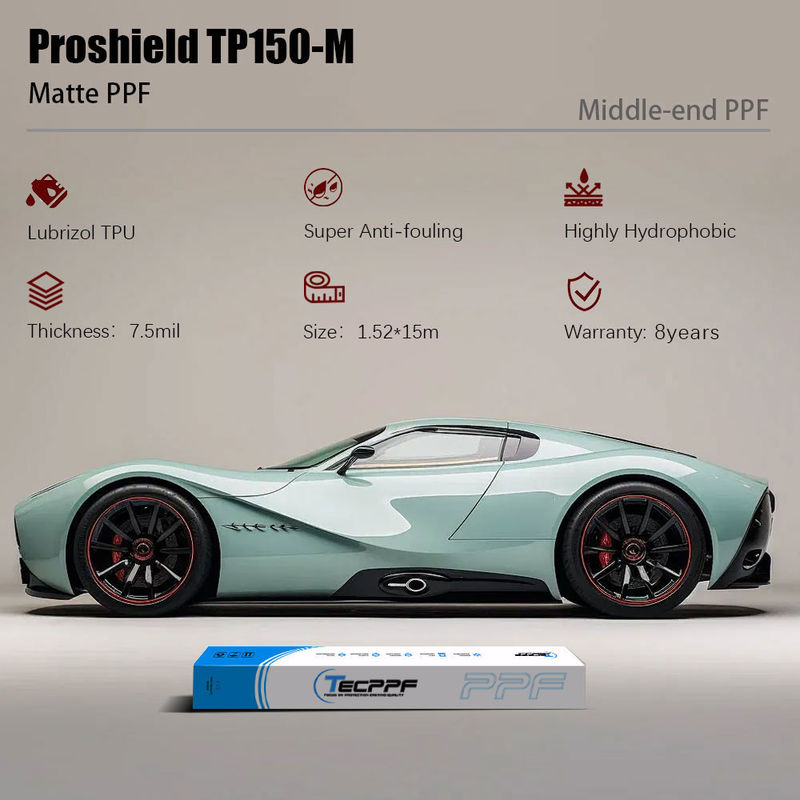 Wysoka ochrona Matte Protective Paint Film 1.52x15m 7.5mil PPF ochronne opakowanie samochodowe