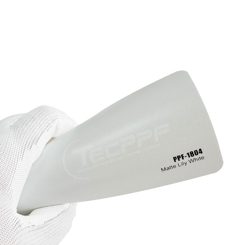 Odrodzenie cieplne Matte Lily White Colour 8mil Zmiana koloru Film ochronny farby wykonany z TPU Lubrizol