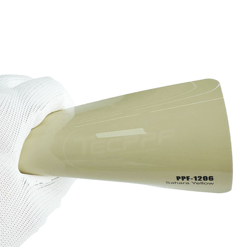Sahara Yellow Tpu Film Ochronny Farby Samochodowej 8 Mil 60 Inch X 53 Ft Dla Długotrwałej Ochrony