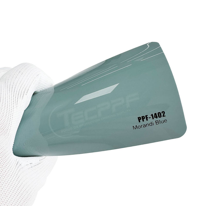 PPF-1402 Morandi Blue Color Paint Protection Film Profesjonalnej klasy