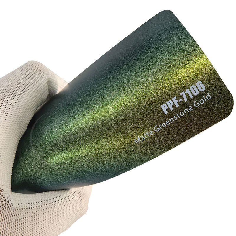 PPF-7106 Matte Greenstone Gold Color Protective Paint Film dla samochodów