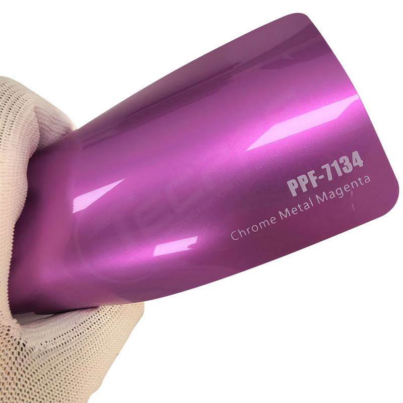PPF-7134 Film ochronny od farby kolorów chromowych metalowych magenta dla samochodów