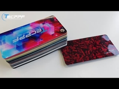 Sforsowana folia ochronna z farby w kolorze czerwonego węgla 8 mil folia ochronna ze szczątków skał